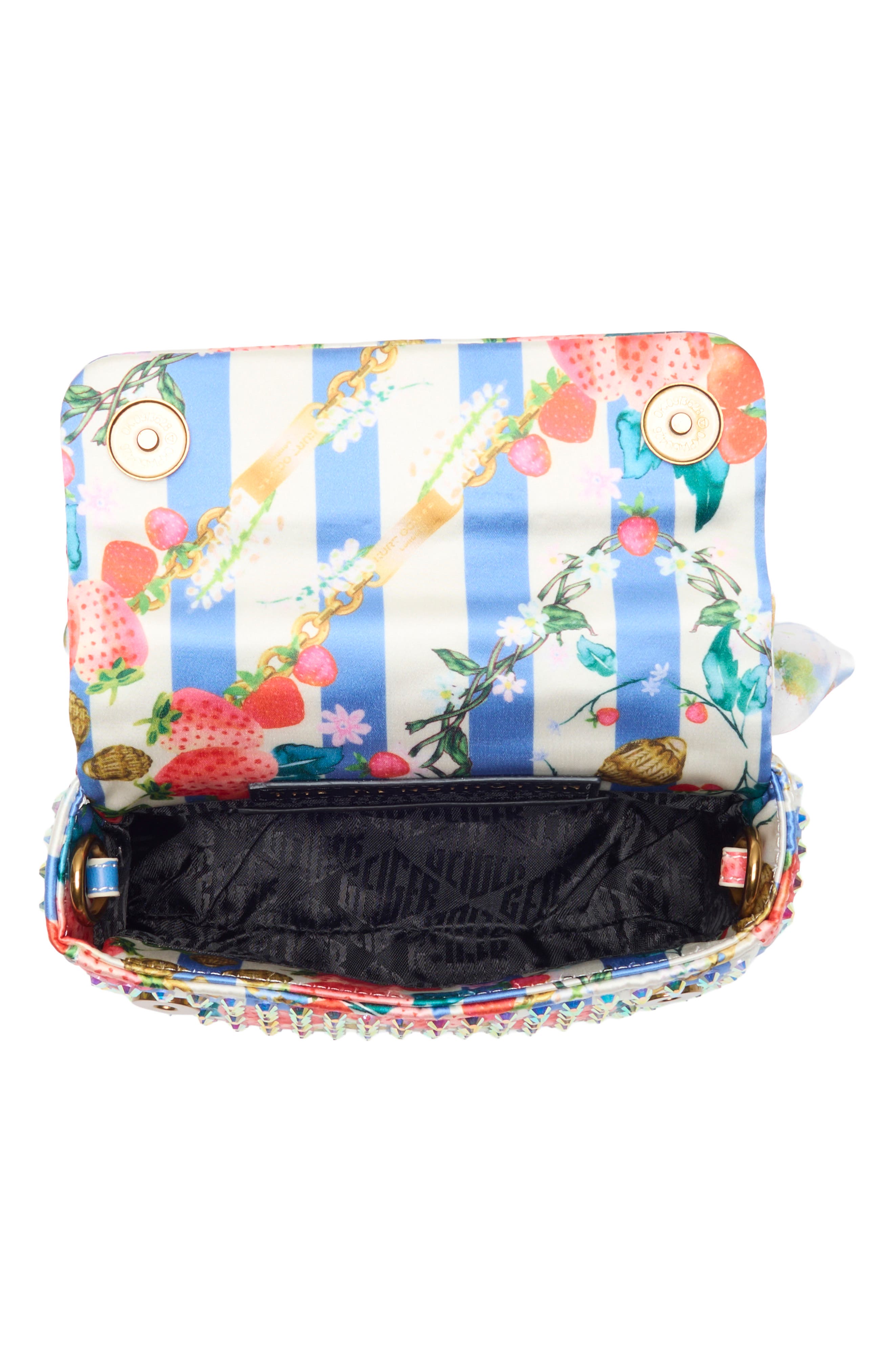 Mini Kensington Scarf Top Handle Bag, Alternate, color, WHITE/ OTH