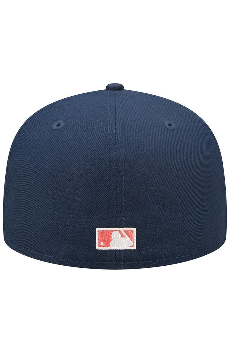 New Era Men's New Era Navy Boston Red Sox 2013 World Series Lava Undervisor 59FIFTY Fitted Hat, Alternate, color, 