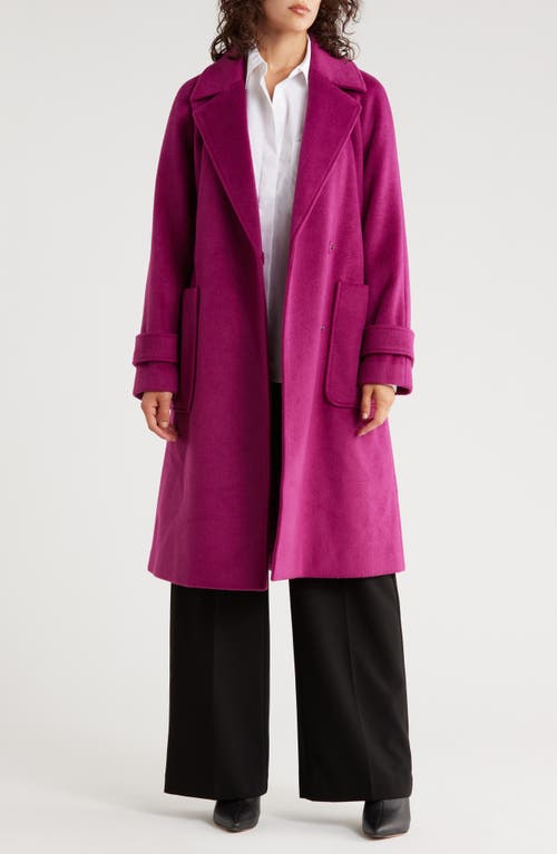 Bcbgeneration Missy Belted Wrap Coat In Pink