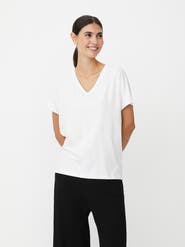 Masai Copenhagen Mabadu V-Neck Draped T-Shirt
