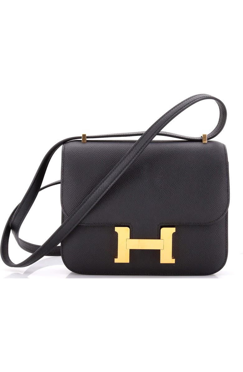 Pre-Owned Hermes Constance NM Bag Epsom 18, Main, color, Noir