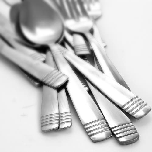 Gibson Palmore Plus 24 Piece Stainless Steel Flatware Set With 4 Steak Knives In Silver