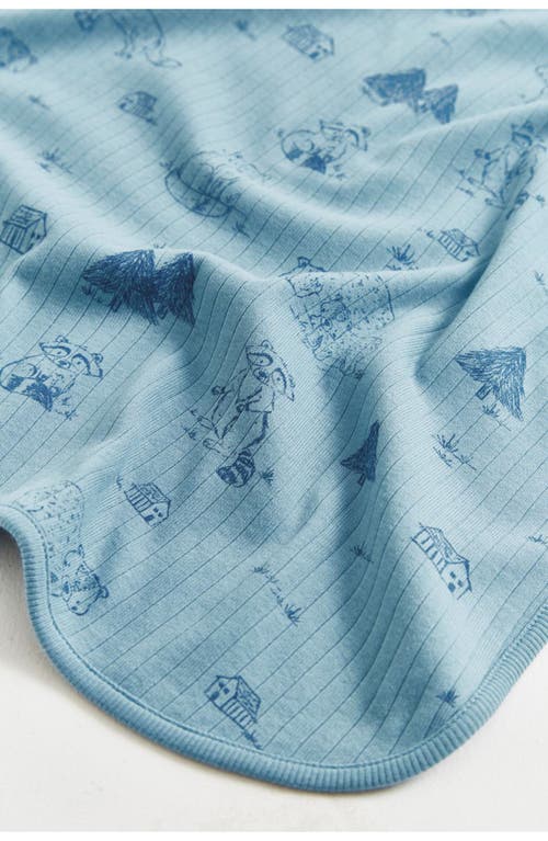 Babycottons Ozy Receiving Blanket In Multicolor