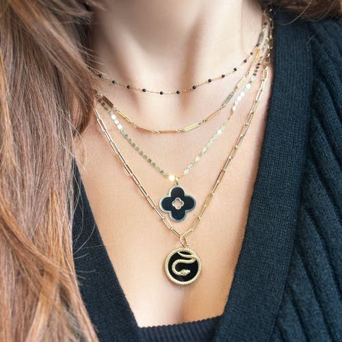 The Lovery Fine Jewelry Onyx Snake Charm In Black