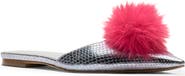 Frances Valentine Pauline Pom Pointed Toe Mule
