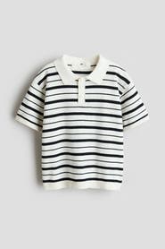 H&M Cotton-knit polo shirt
