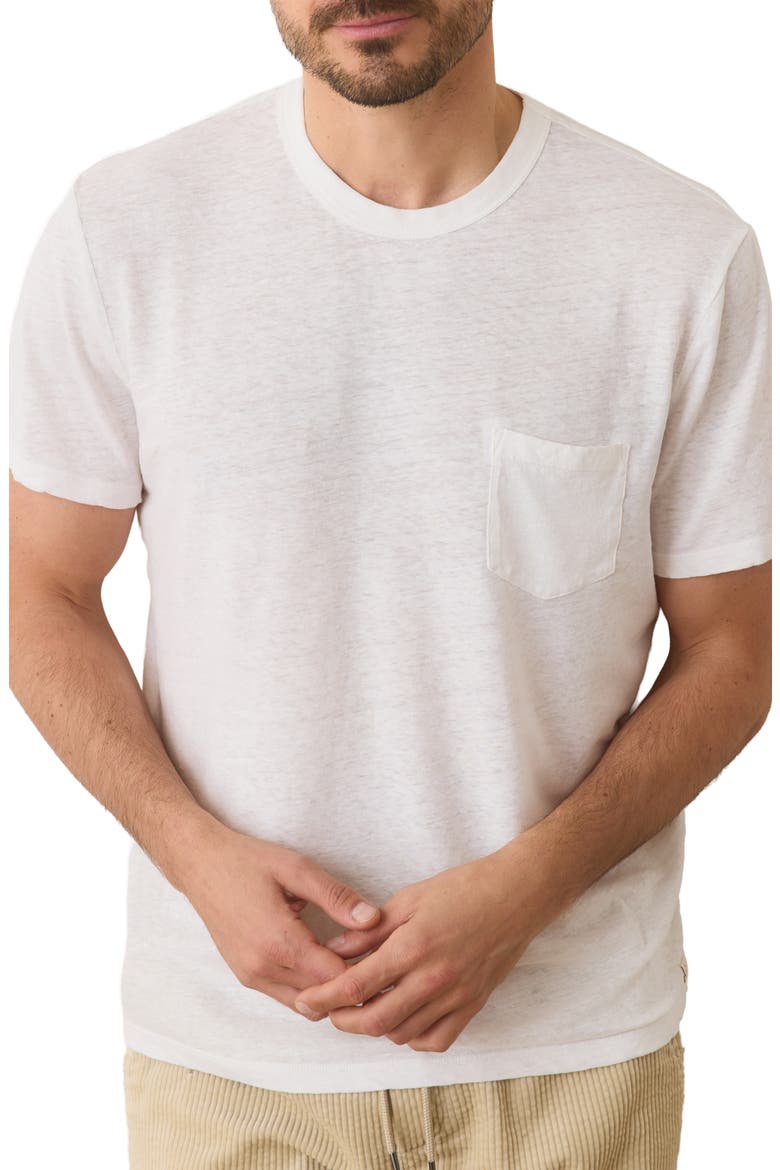 Relaxed Fit Hemp & Cotton T-Shirt, Main, color, WHITE