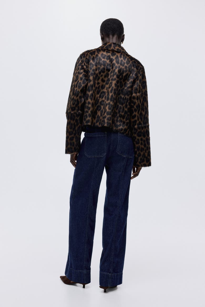 Wide High Jeans, Alternate, color, Dark denim blue