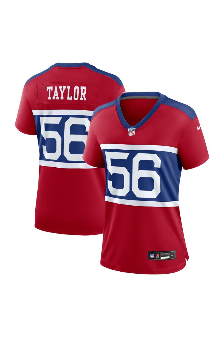 Women's Nike Lawrence Taylor Century Red New York Giants Alternate Retired Player Game Jersey, Main, color, Red