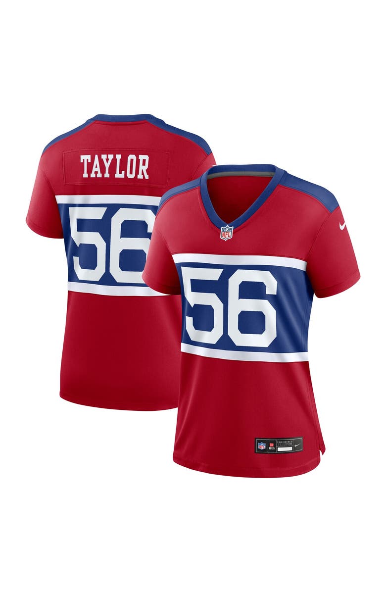 Nike Women's Nike Lawrence Taylor Century Red New York Giants Alternate Retired Player Game Jersey, Main, color, Red
