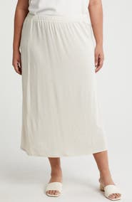 Eileen Fisher Jersey Side Slit Skirt