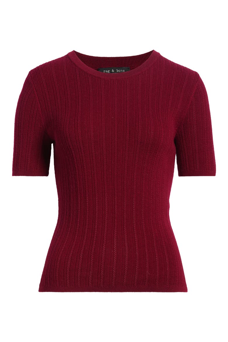 Rhodes Crewneck Sweater, Main, color, RED PIGMENT