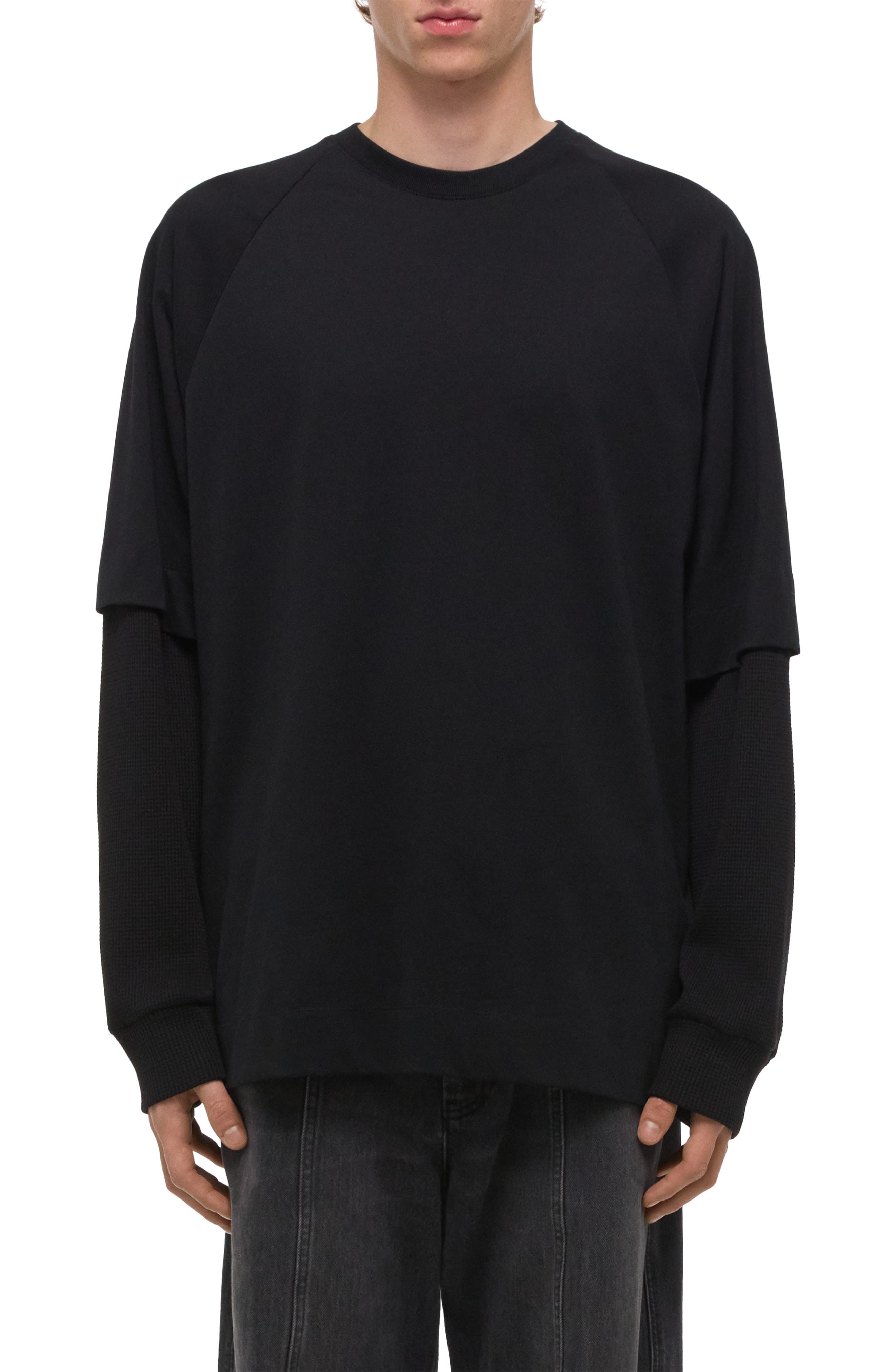 Double Layer Waffle Stitch Top