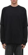 Helmut Lang Double Layer Waffle Stitch Top