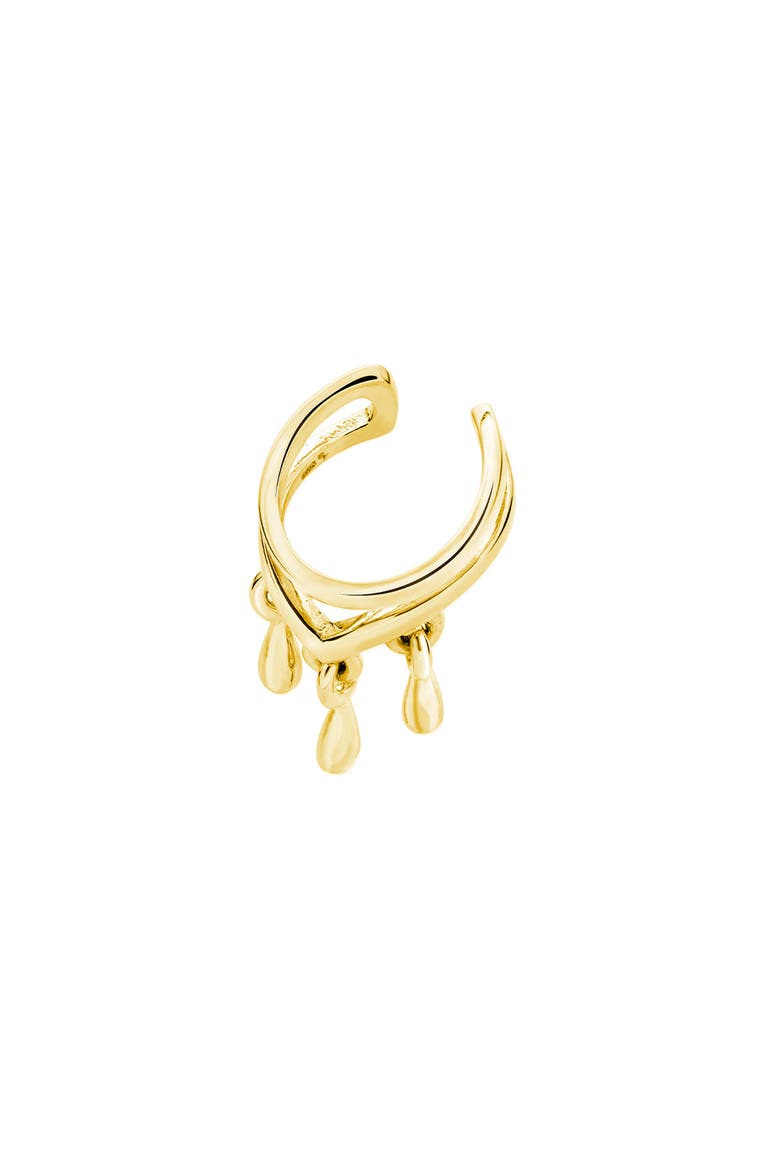 Tri Drop Cuff, Main, color, Gold
