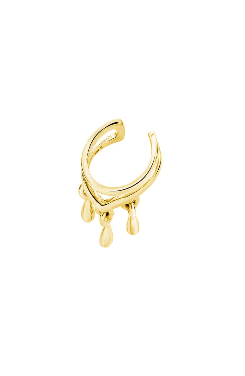 Lucy Quartermaine Tri Drop Cuff, Main, color, Gold