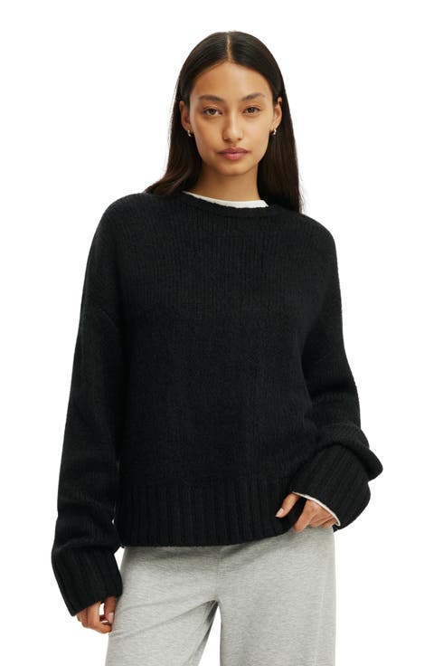 Women's Luxe Crew Neck Sweater