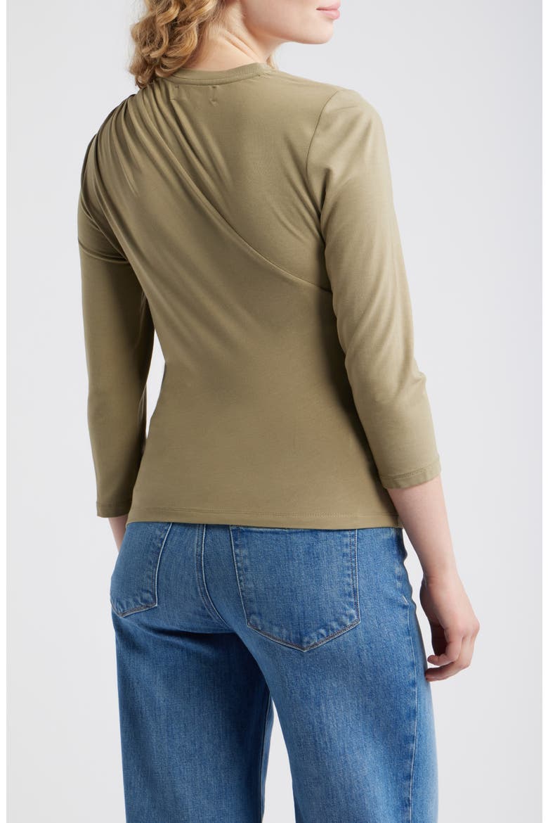 Shoulder Twist Top, Alternate, color, LIGHT OLIVE