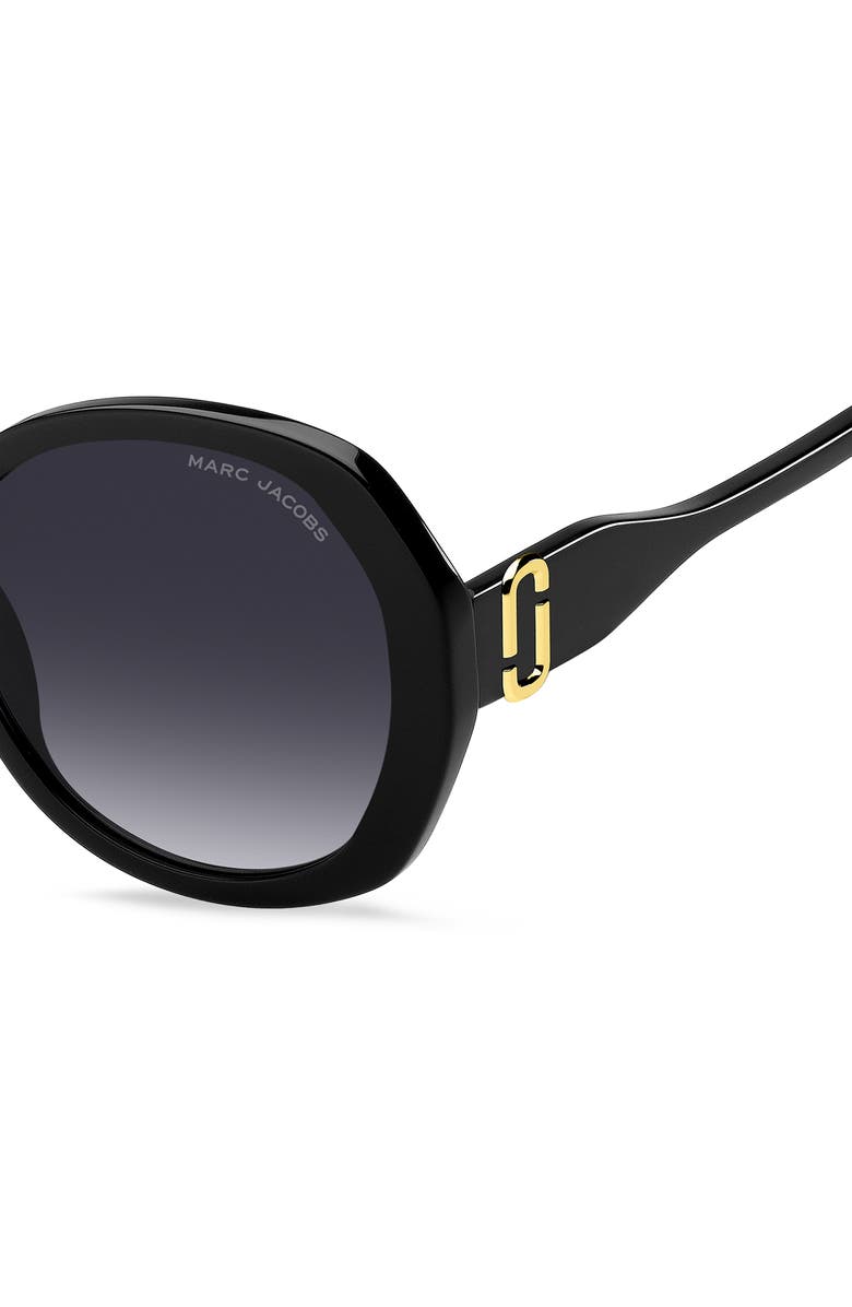 Marc Jacobs 55mm Gradient Oval Sunglasses, Alternate, color, 