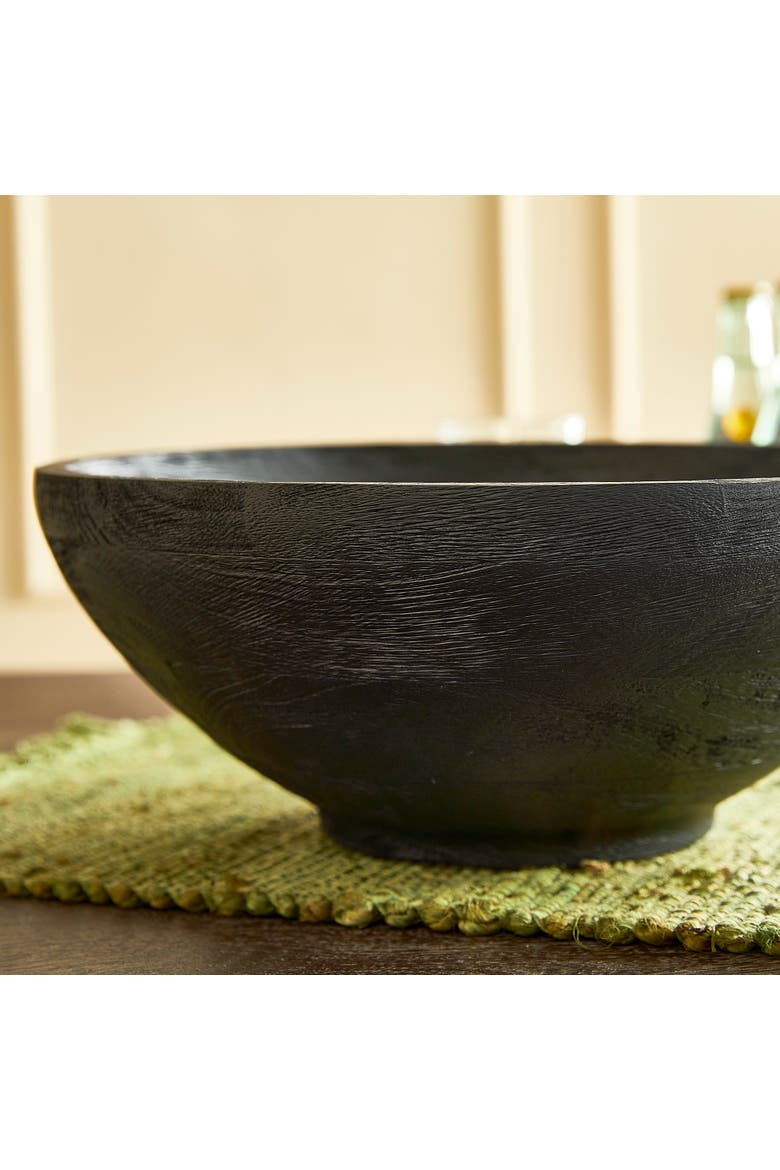 Nox Serving Bowl, Alternate, color, Black