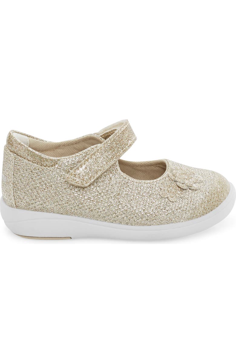 Stride Rite Kids' Holly Sparkle Mary Jane, Alternate, color, Champagne