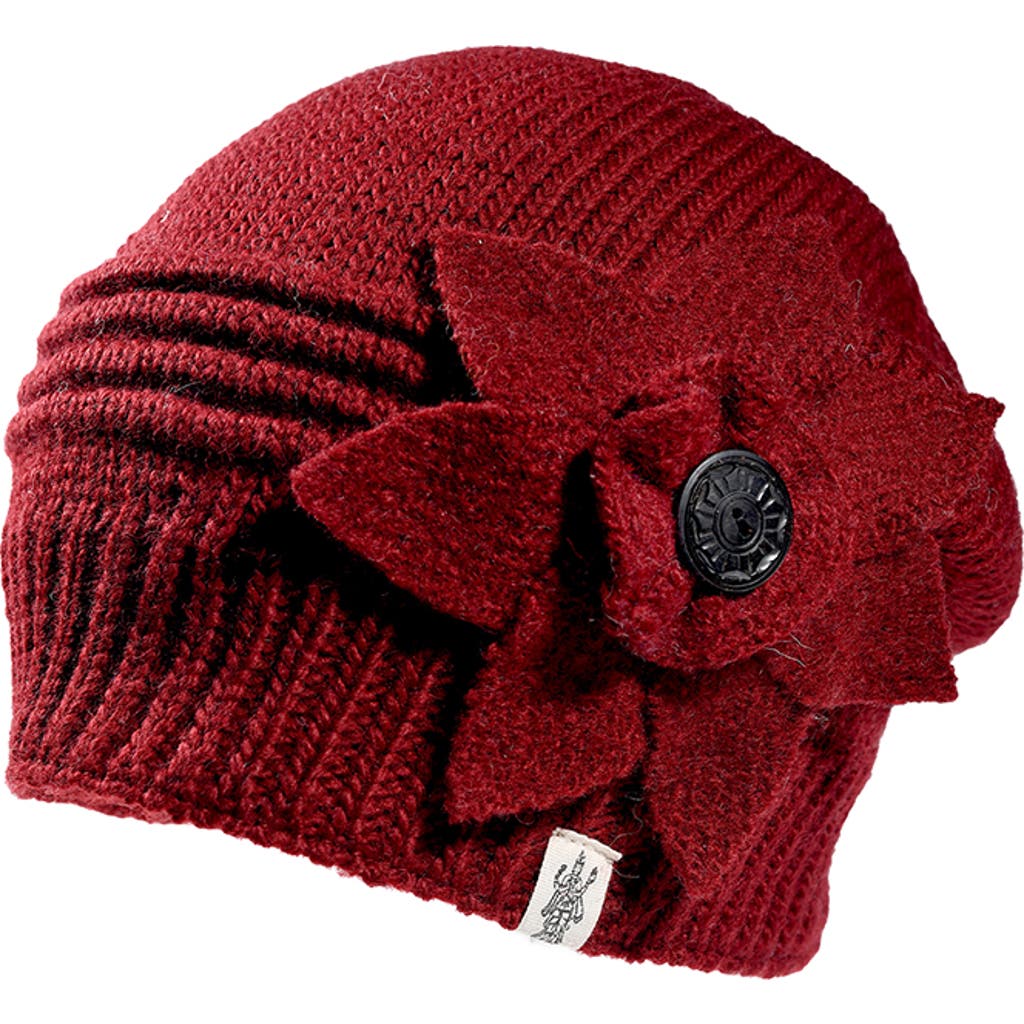 Nirvanna Designs Monroe Hat In Burgundy