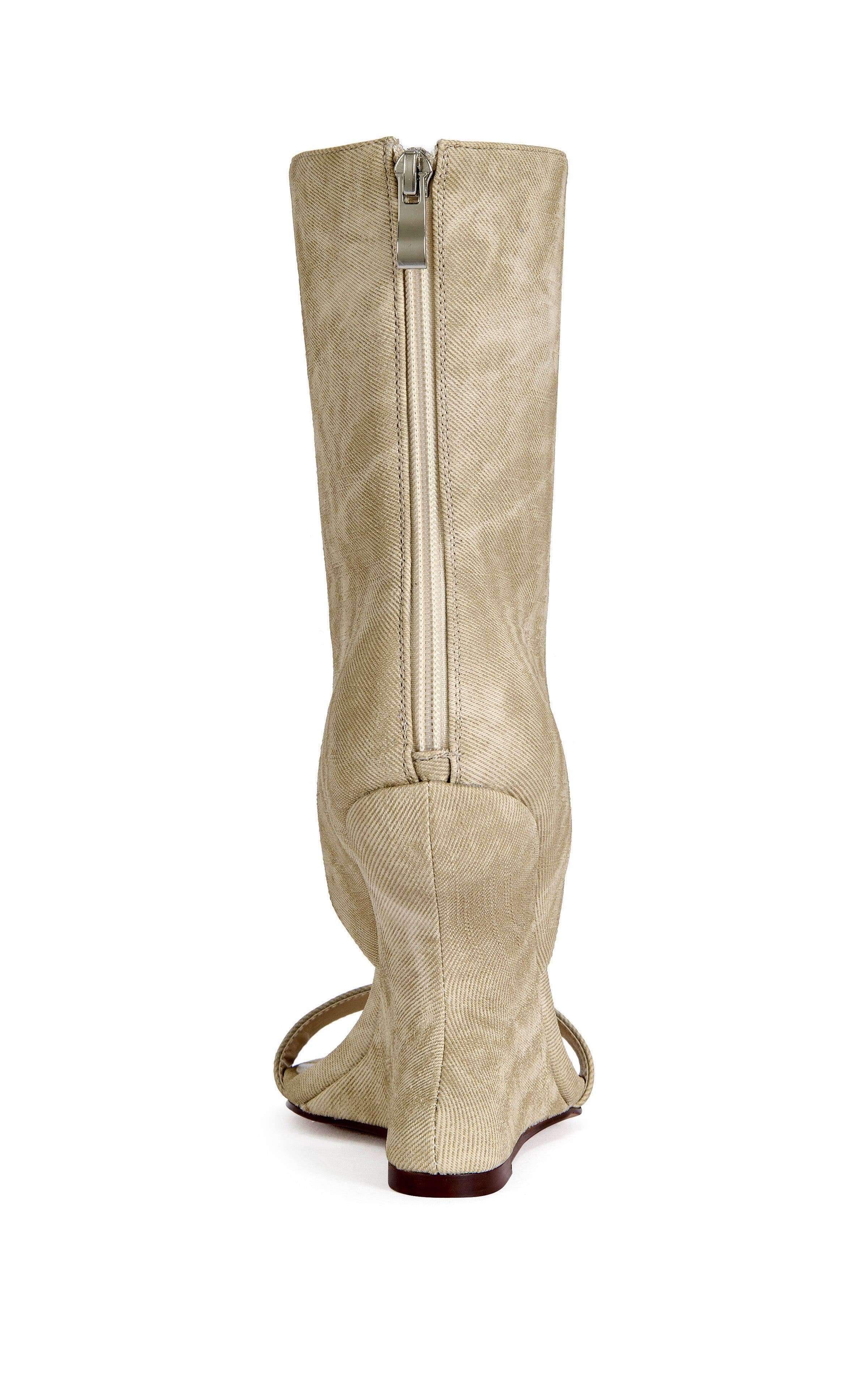 AZALEA WANG Raffaello Wedge Sandal, Alternate, color, Beige