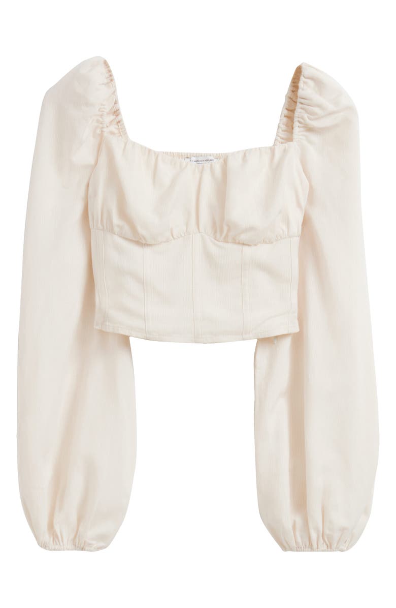 & Other Stories Heart Shaped Blouse, Alternate, color, White