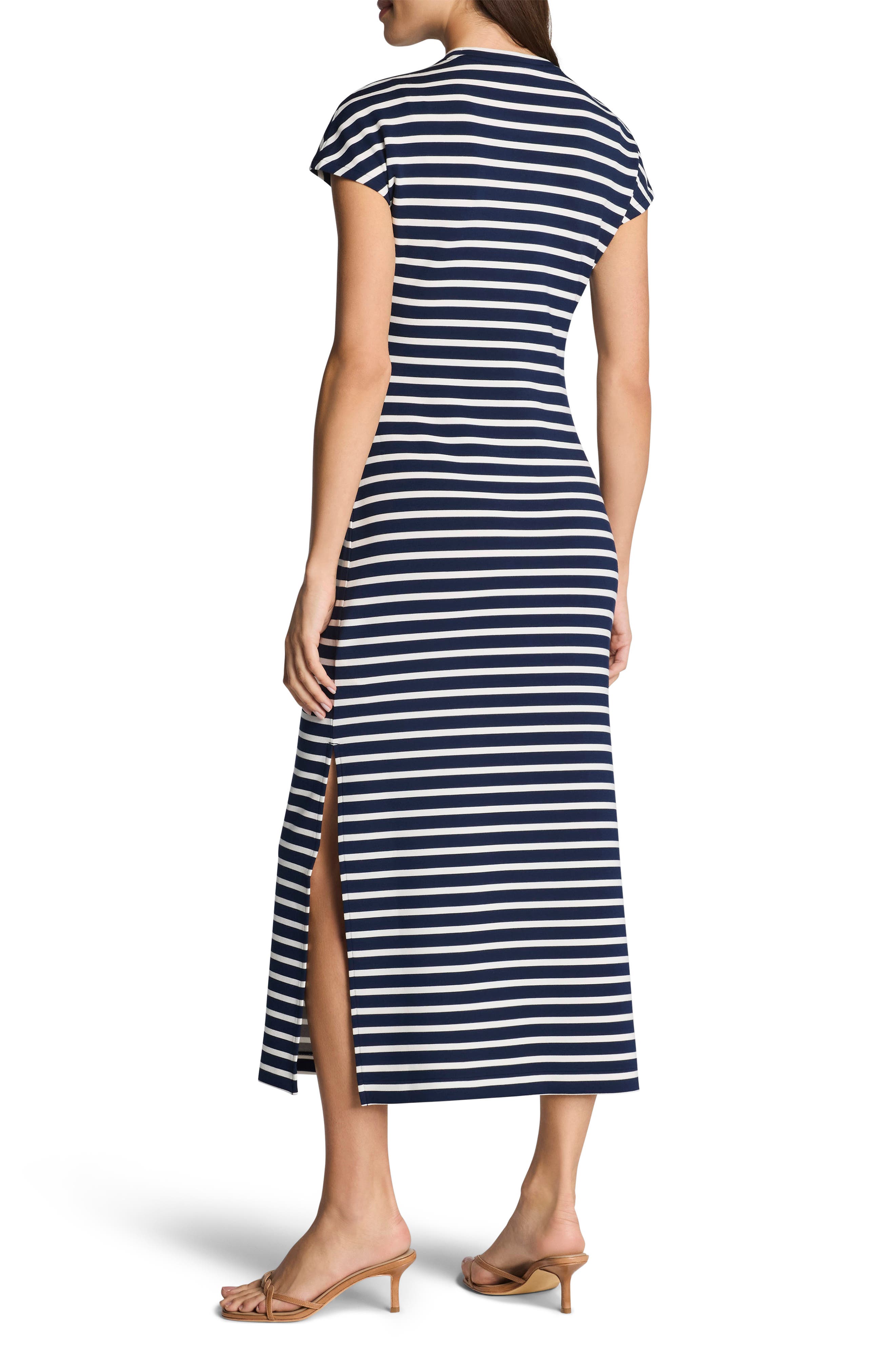 Stripe Tie Waist Maxi Dress - image 4