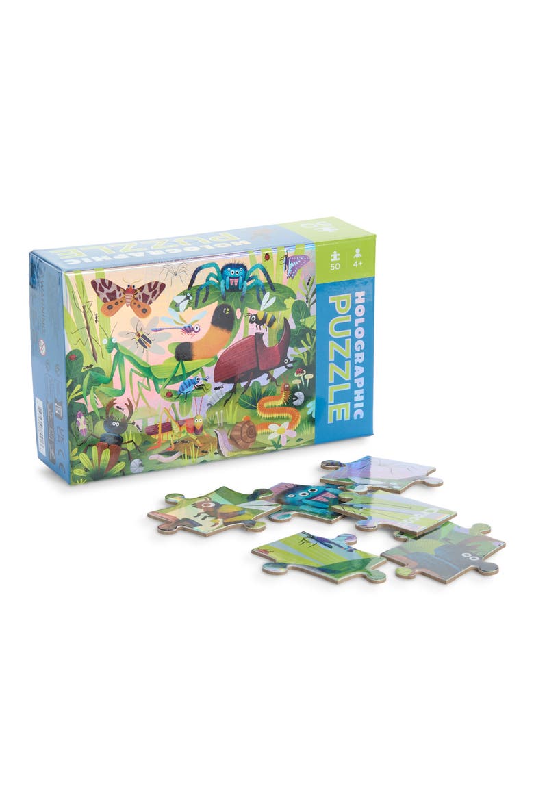 Kids' 50-Piece Holographic Bug Puzzle, Main, color, NO COLOR