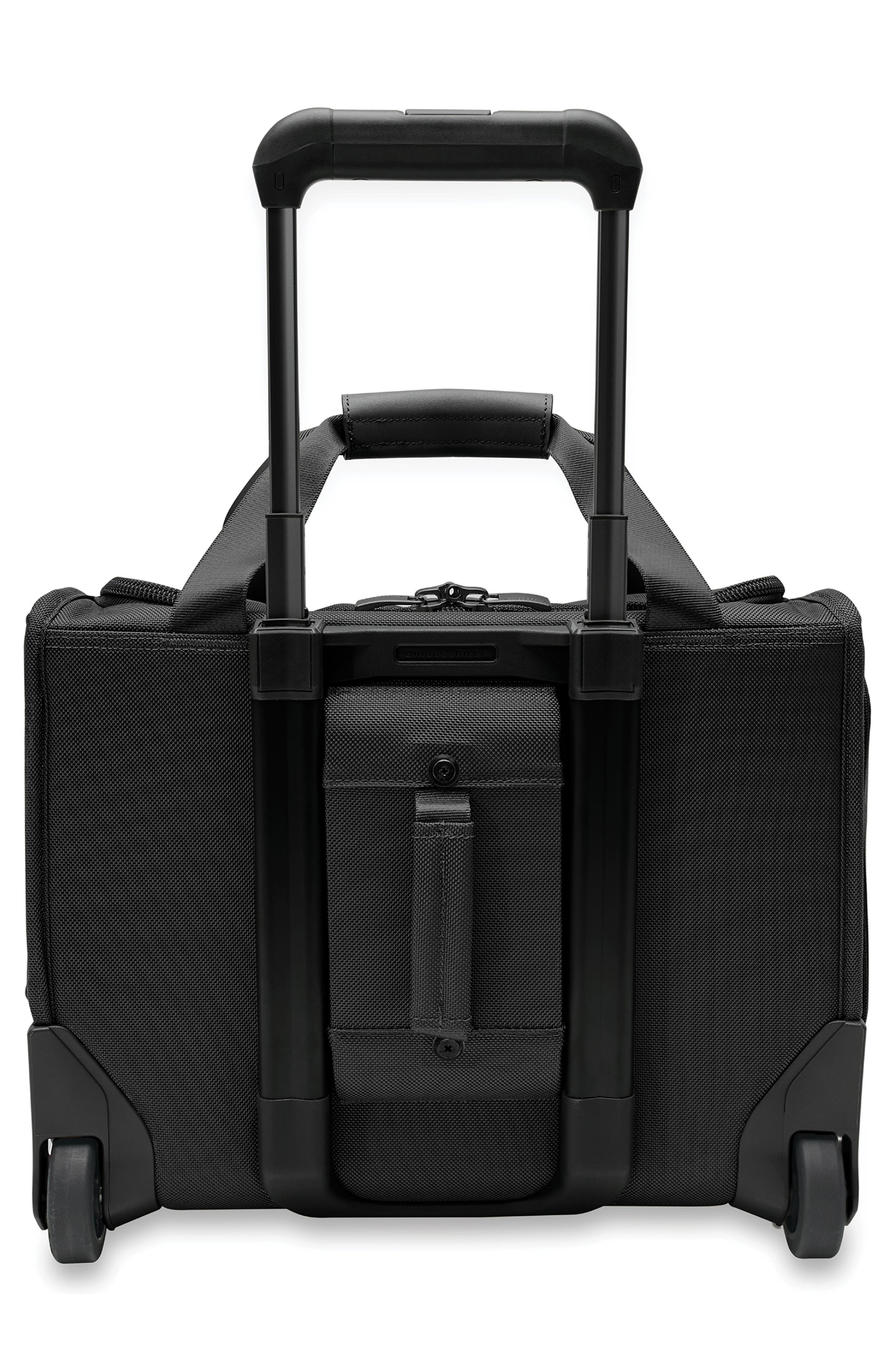 Briggs & Riley Baseline 2-Wheel Cabin Bag, Alternate, color, Black
