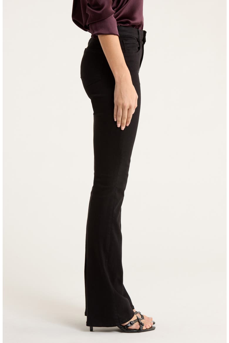 Selma Sleek Baby Bootcut Jeans, Alternate, color, NOIR