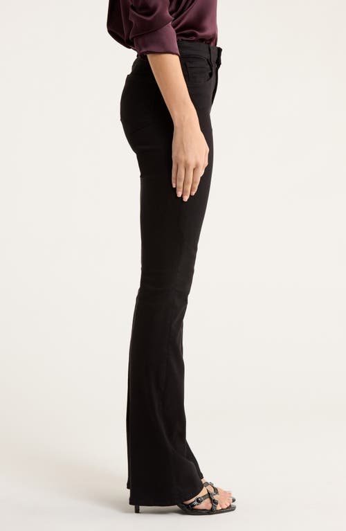 L'agence Selma Sleek Baby Bootcut Jeans In Black