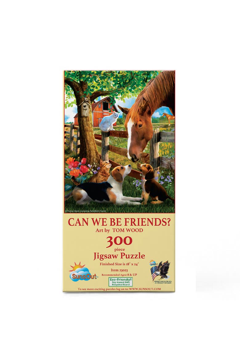 Can We Be Friends 300 piece Jigsaw Puzzle for Adults, Alternate, color, Multicolor