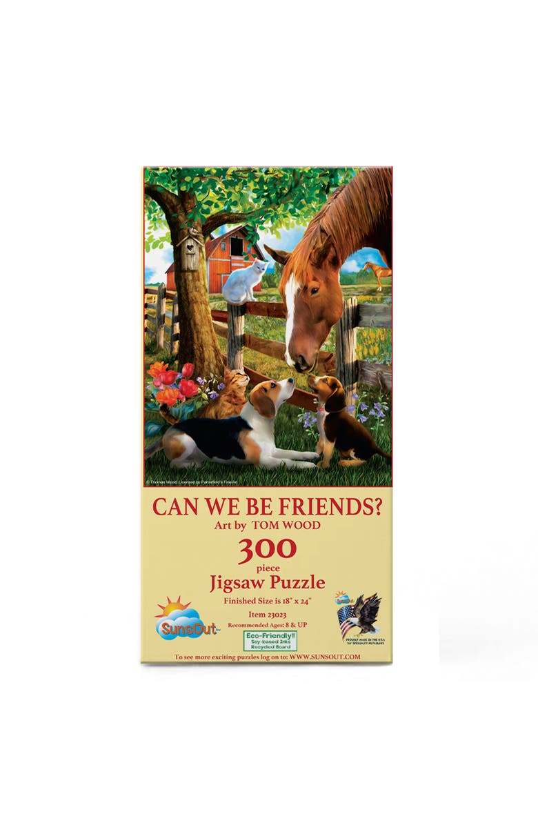Sunsout Can We Be Friends 300 piece Jigsaw Puzzle for Adults, Alternate, color, Multicolor