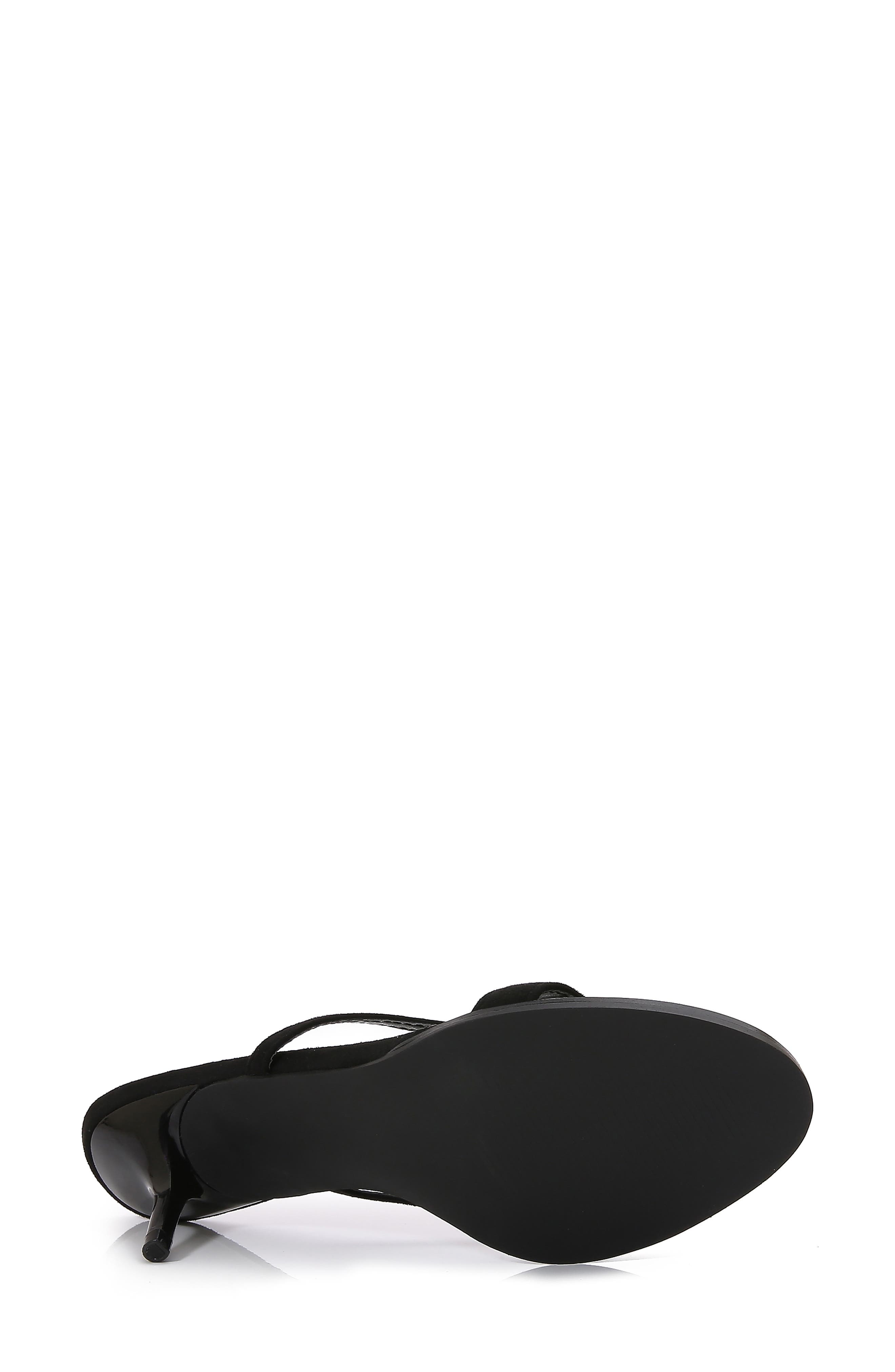 BERNESS Royalty Kitten Heel Sandal, Alternate, color, Black