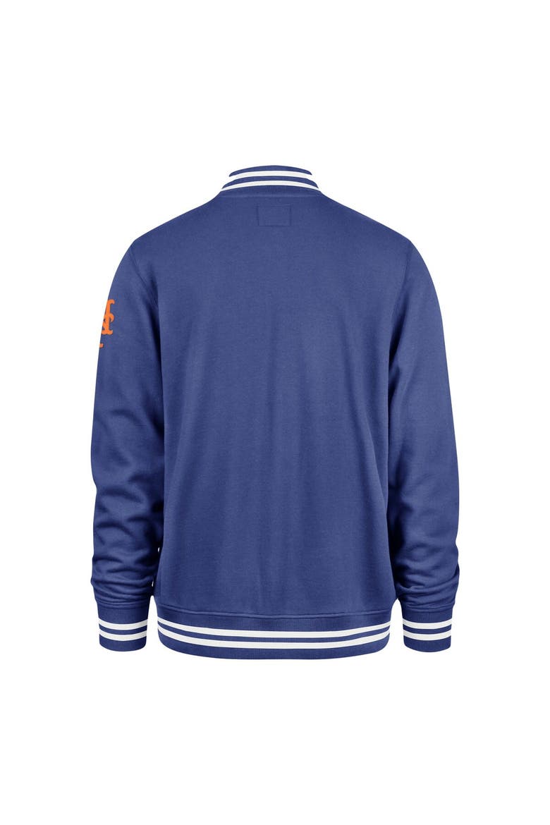 Men's '47 Royal New York Mets Wax Pack Pro Camden Full-Zip Track Jacket, Alternate, color, Royal