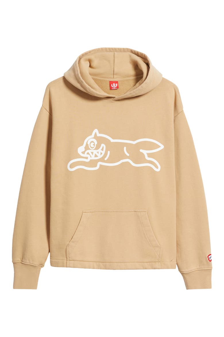 Run Logo Cotton French Terry Hoodie, Alternate, color, INCENSE