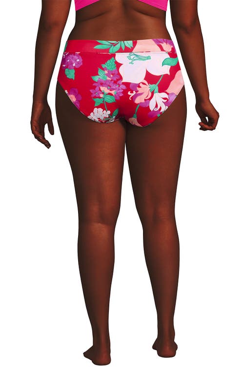 LANDS' END LANDS' END PLUS SIZE PINCHLESS HIGH WAISTED BIKINI BOTTOMS