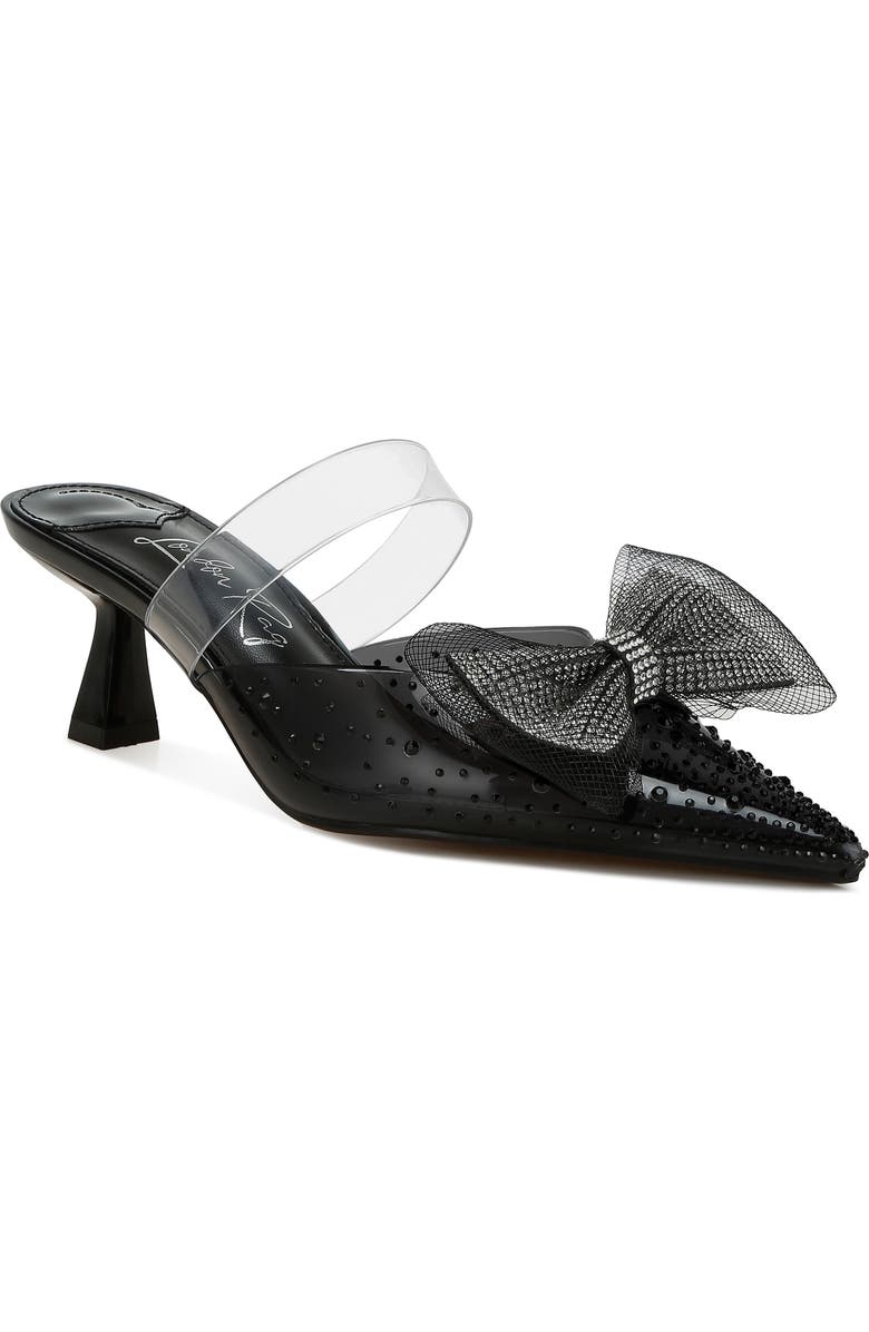 LONDON RAG Freja Rhinestone Kitten Heel Mule, Main, color,