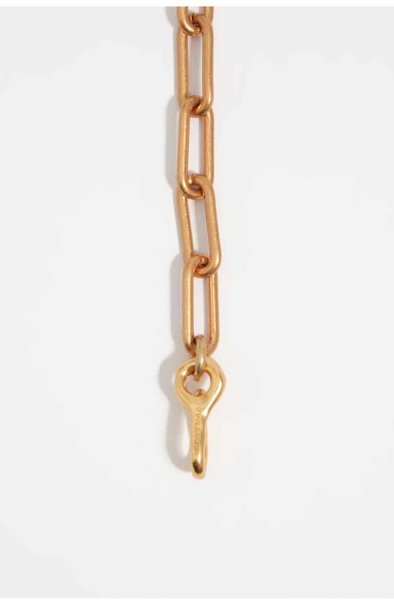 Bimba y Lola Necklace With Fish And Ceramics, Alternate, color, Gold