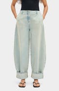 ALIGNE Christina Cuffed Barrel Leg Jeans
