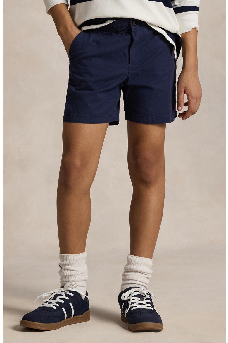 Kids' Prepster Stretch Twill Shorts, Alternate, color, NAVY