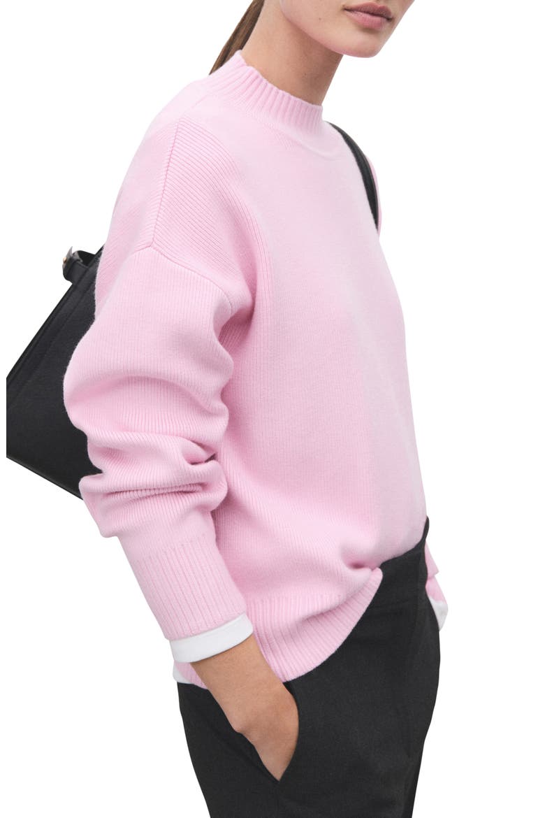 Rino Mock Neck Sweater, Main, color, PINK