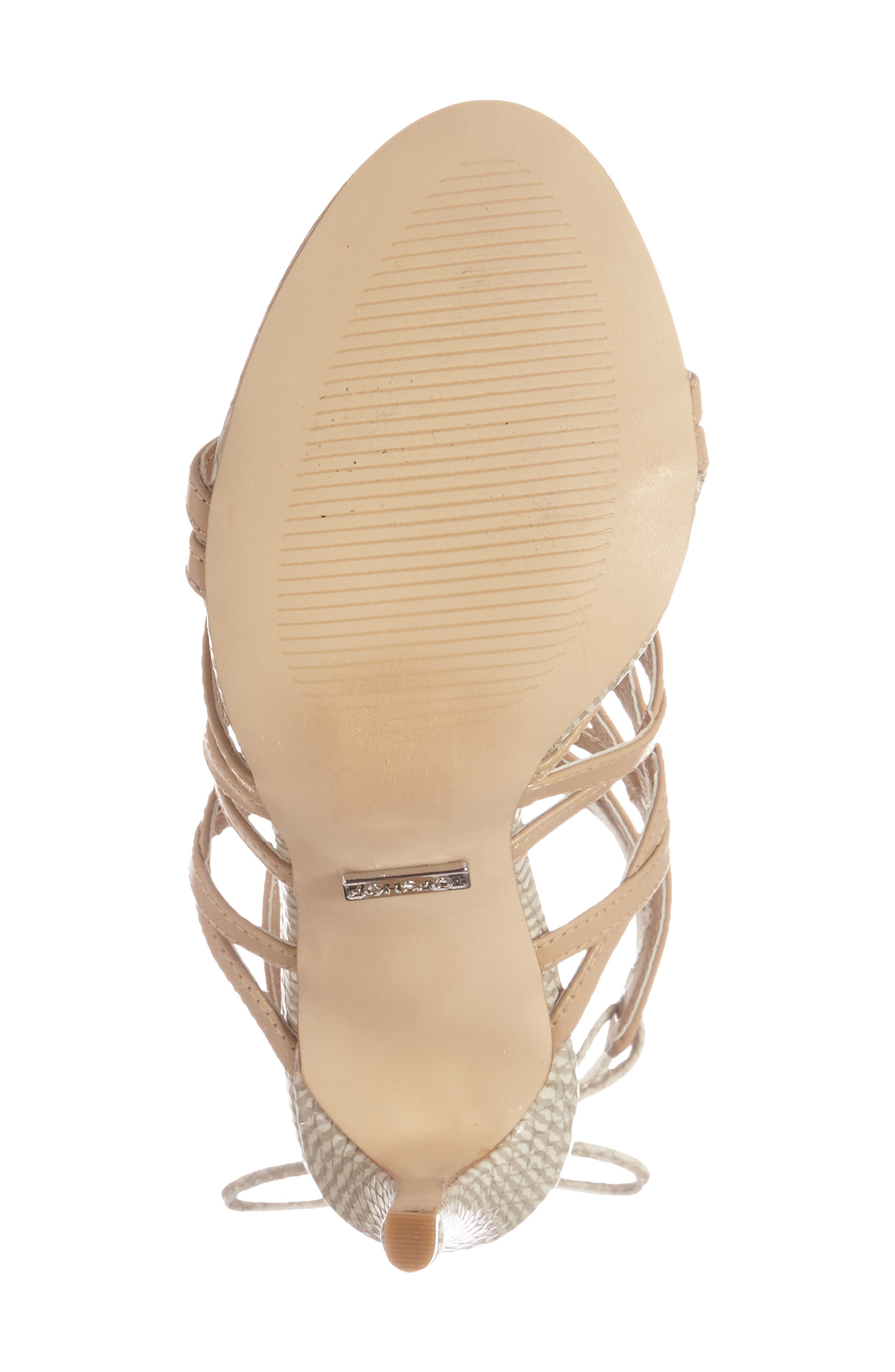 Topshop 'Rascal' Cage Sandal, Alternate, color, 