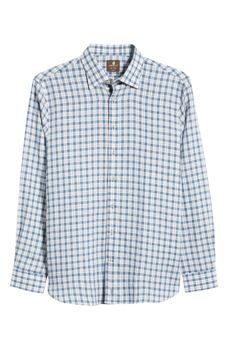 johnnie-O Salvadore Plaid Everyday Performance Button-Up Shirt, Alternate, color, 