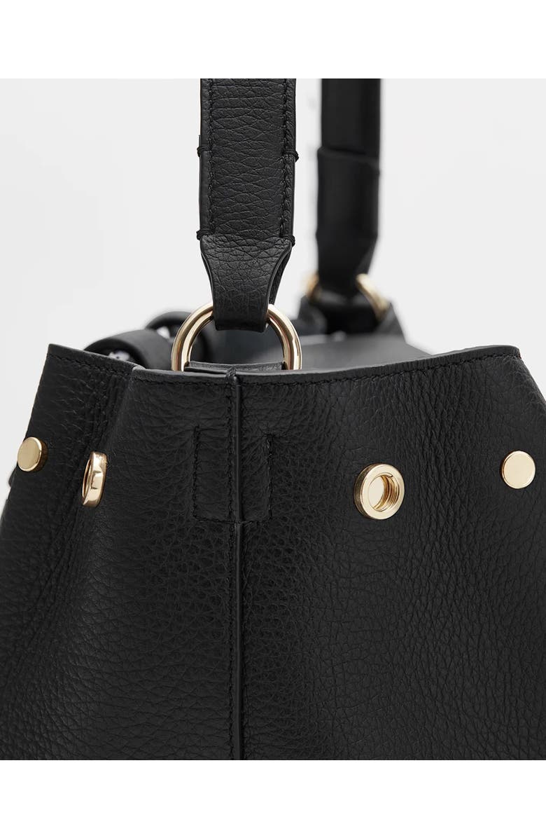 Cuyana Leather Backpack 13-inch, Alternate, color, Black