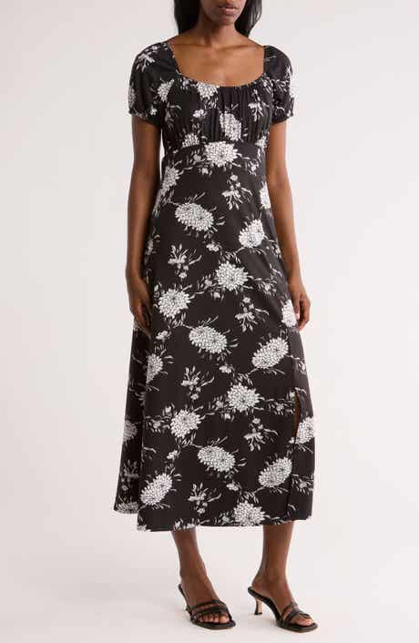 Loveappella Ruched Midi Dress