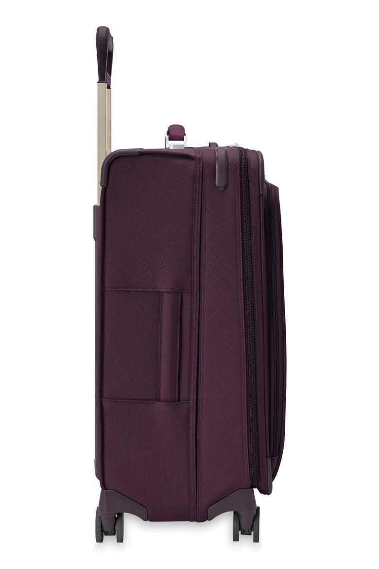 Baseline 26-Inch Medium Expandable Spinner Suitcase, Alternate, color, PLUM