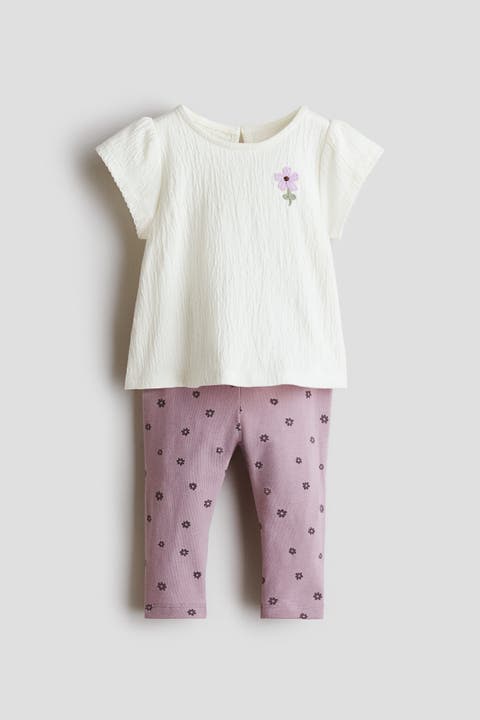 2-Piece Top And Leggings Set